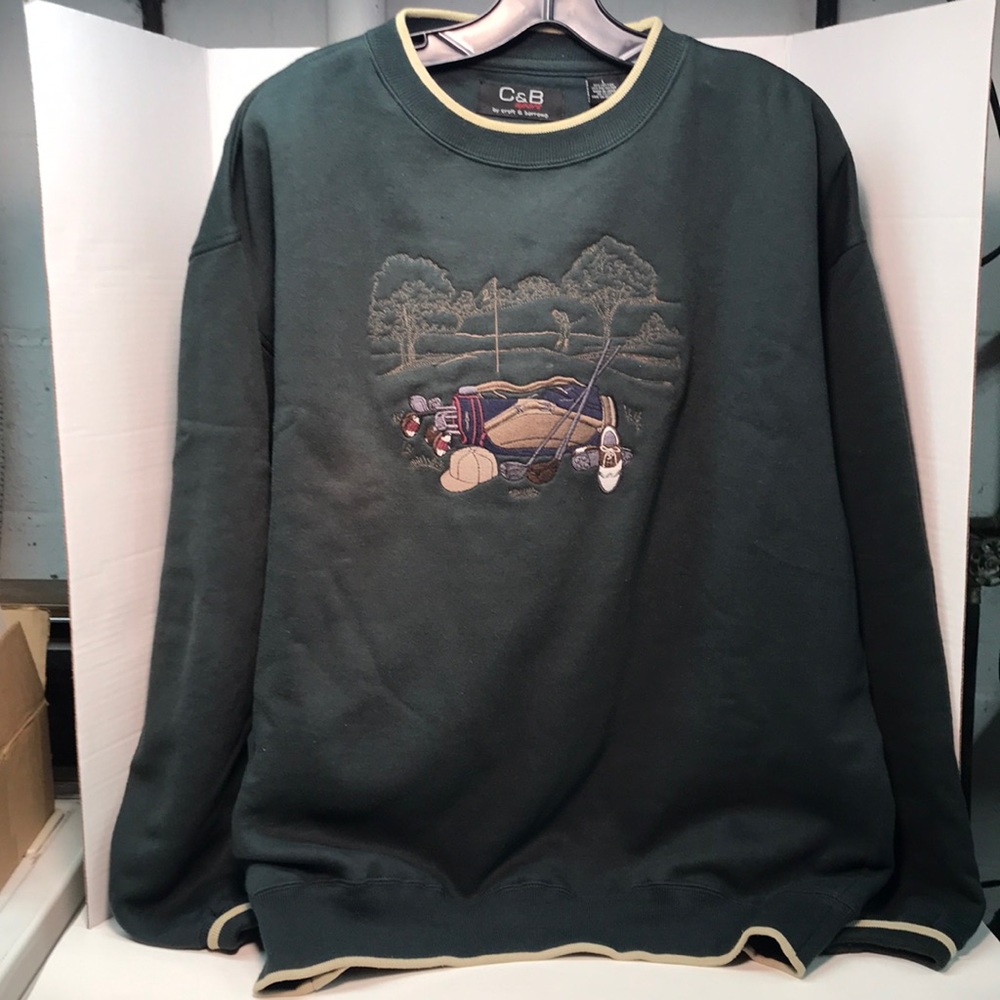 Croft & Barrow, Golf Sweatshirt Dark Green